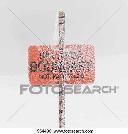 snow covering a ski area boundary sign; whistler, british columbia, canada View Large Photo Image Stock Photograph - snow covering a ski area boundary sign; whistler, british columbia, canada. Fotosearch