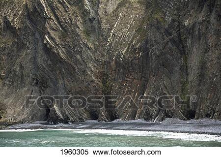 steep cliffs along the coast at hartland point; devon, england View Large Photo Image Stock Photography - steep cliffs along the coast at hartland point; devon, england. Fotosearch
