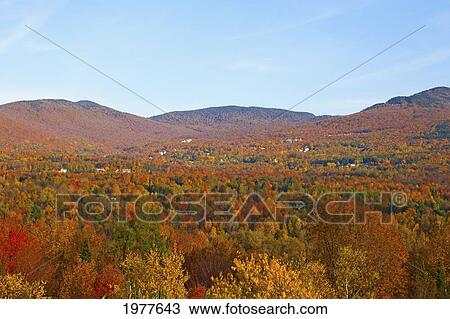Stock Image - sutton mountain range; sutton quebec canada. Fotosearch