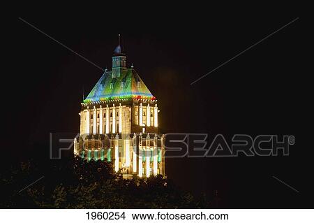 Picture - the price building; quebec city, quebec, canada. Fotosearch