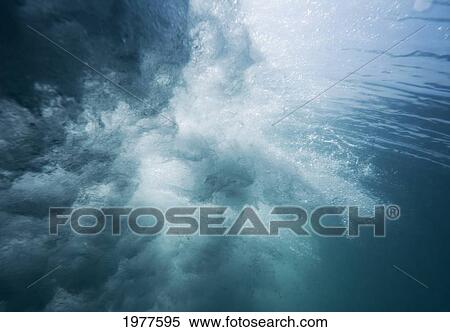 Stock Photography - underwater movement of a wave; tarifa cadiz andalusia spain. Fotosearch