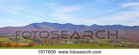 view of stowe mountain; richford vermont united states of america View Large Photo Image Stock Photo - view of stowe mountain; richford vermont united states of america. Fotosearch