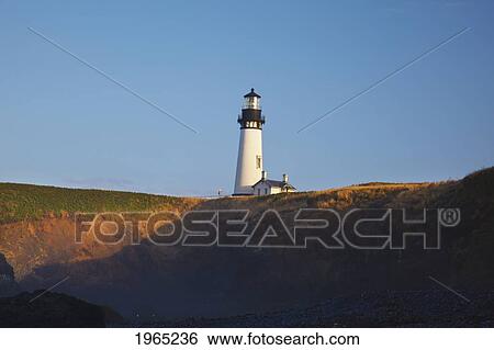 Stock Photograph - yaquina head lighthouse; newport oregon united states of america. Fotosearch
