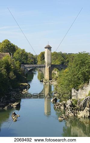 13th century bridge pont vieux which spans the gave de pau; orthez pyrenees-atlantiques aquitaine france View Large Photo Image Stock Image - 13th century bridge pont vieux which spans the gave de pau; orthez pyrenees-atlantiques aquitaine france. Fotosearch