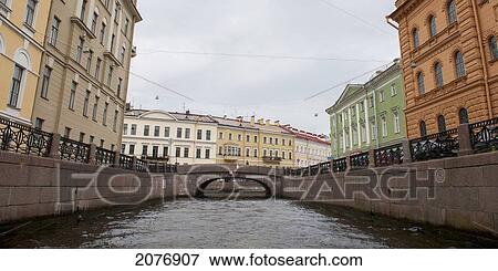 A bridge going over winter canal; st. petersburg russia View Large Photo Image Stock Photo - A bridge going over winter canal; st. petersburg russia. Fotosearch