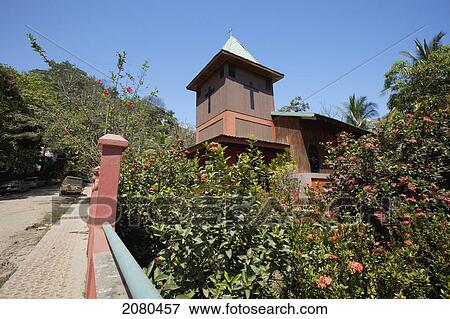 A church building; montezuma puntarenas costa rica View Large Photo Image Stock Photo - A church building; montezuma puntarenas costa rica. Fotosearch