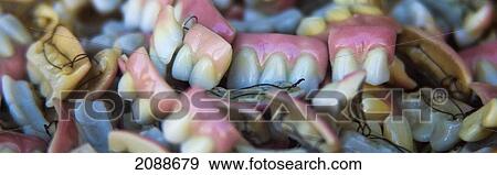 A pile of dentures; hartlepool cleveland county durham england View Large Photo Image Stock Photo - A pile of dentures; hartlepool cleveland county durham england. Fotosearch