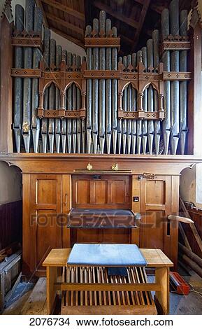 A pipe organ; whittingham northumberland england View Large Photo Image Picture - A pipe organ; whittingham northumberland england. Fotosearch