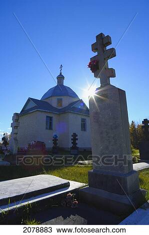 A russian orthodox church and cemetery; wildwood alberta canada View Large Photo Image Stock Image - A russian orthodox church and cemetery; wildwood alberta canada. Fotosearch