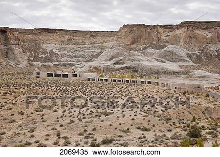 A Structure On The Desert Landscape; Canyon Point Utah United States Of America View Large Photo Image Stock Photography - A Structure On The Desert Landscape; Canyon Point Utah United States Of America. Fotosearch