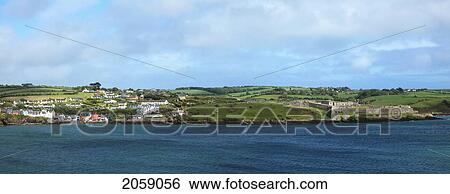 A Town On The Coast Near Kinsale Charles Fort In Summercove; County Cork Ireland View Large Photo Image Stock Photograph - A Town On The Coast Near Kinsale Charles Fort In Summercove; County Cork Ireland. Fotosearch