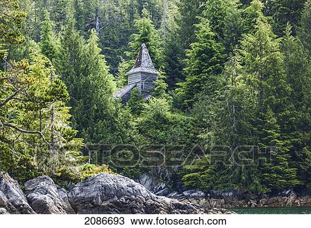 An abandoned wood church surrounded by nature in queens cove in esperanza inlet on the west coast of vancouver island; british columbia canada View Large Photo Image Stock Image - An abandoned wood church surrounded by nature in queens cove in esperanza inlet on the west coast of vancouver island; british columbia canada. Fotosearch
