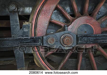 An old train wheel; shildon durham england View Large Photo Image Picture - An old train wheel; shildon durham england. Fotosearch