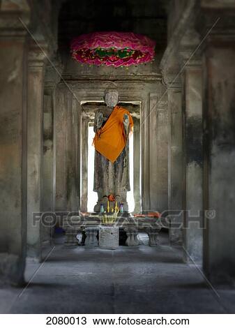 Stock Image - Angkor wat; cambodia. Fotosearch