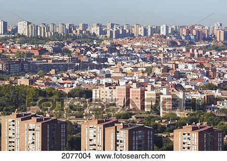 Apartment blocks in western area of the city; madrid spain View Large Photo Image Picture - Apartment blocks in western area of the city; madrid spain. Fotosearch