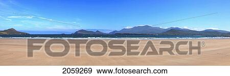 Stock Photo - Ballyferriter Beach On Dingle Peninsula; Ballyferriter County Kerry Ireland. Fotosearch