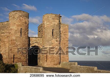 Stock Photography - Bamburgh Castle; Bamburgh Northumberland England. Fotosearch