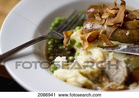 Bangers and mash; cambridge united kingdom View Large Photo Image Stock Image - Bangers and mash; cambridge united kingdom. Fotosearch