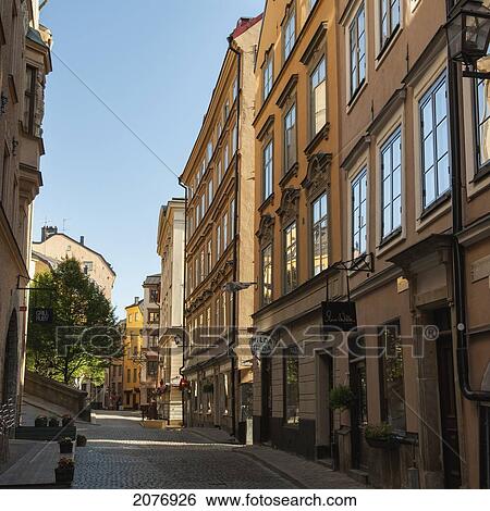 Buildings in old town; stockholm sweden View Large Photo Image Stock Photograph - Buildings in old town; stockholm sweden. Fotosearch