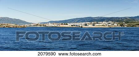 Buildings on the coastline; tarifa cadiz andalusia spain View Large Photo Image Stock Image - Buildings on the coastline; tarifa cadiz andalusia spain. Fotosearch
