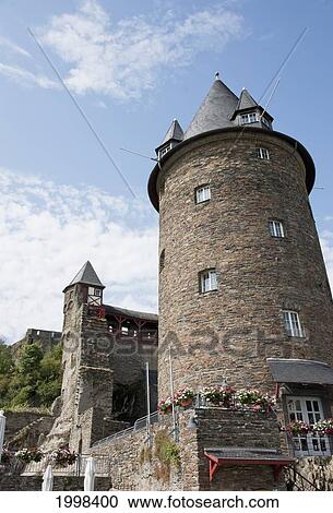 Burg Stahleck Now A Youth Hostel; Bacharach Rhineland-Palatinate Germany View Large Photo Image Stock Image - Burg Stahleck Now A Youth Hostel; Bacharach Rhineland-Palatinate Germany. Fotosearch