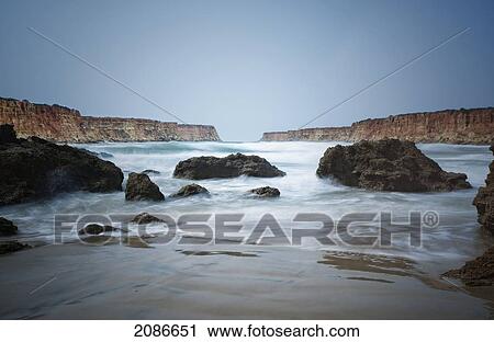 Stock Image - Cala del aceite beach; costa de la luz cadiz andalusia spain. Fotosearch
