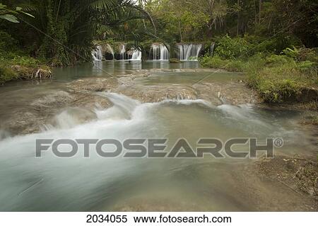 Cambugahay Falls On The Island Of Siquijor; Siquijor Philippines View Large Photo Image Stock Photography - Cambugahay Falls On The Island Of Siquijor; Siquijor Philippines. Fotosearch