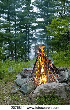 Campfire; lake of the woods ontario canada View Large Photo Image Stock Image - Campfire; lake of the woods ontario canada. Fotosearch