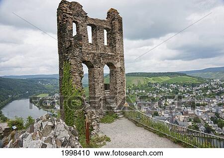 Castle Grevenburg Ruins; Traben-Trarbach Rhineland-Palatinate Germany View Large Photo Image Stock Image - Castle Grevenburg Ruins; Traben-Trarbach Rhineland-Palatinate Germany. Fotosearch