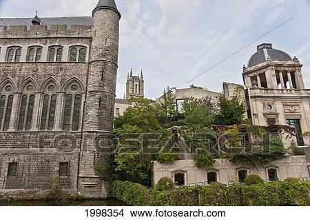 Castle Of Gerald The Devil; Ghent Oost-Vlaanderen Belgium View Large Photo Image Picture - Castle Of Gerald The Devil; Ghent Oost-Vlaanderen Belgium. Fotosearch