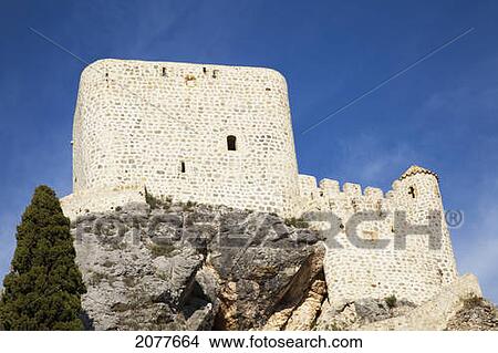 Picture - Castle of olvera; olvera andalusia spain. Fotosearch