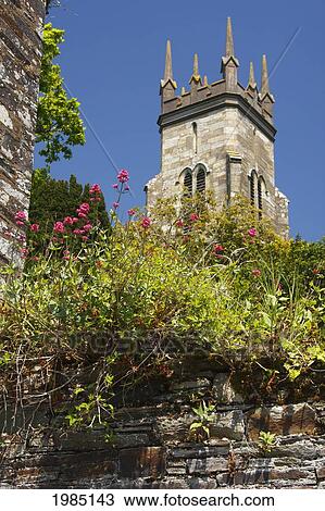 Church Tower In Castletownsend Village In West Cork; Castletownsend County Cork Ireland View Large Photo Image Stock Image - Church Tower In Castletownsend Village In West Cork; Castletownsend County Cork Ireland. Fotosearch
