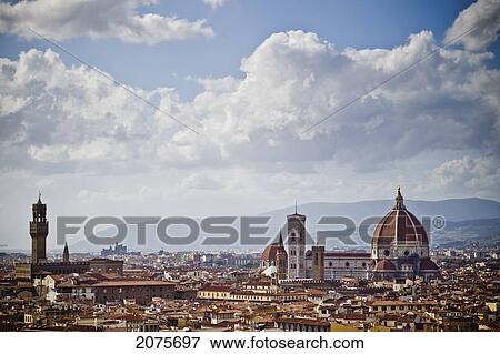 Stock Photo - Cityscape; Florence Italy. Fotosearch