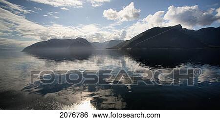 Clouds reflected in sognefjord; sogn og fjordane norway View Large Photo Image Stock Photograph - Clouds reflected in sognefjord; sogn og fjordane norway. Fotosearch