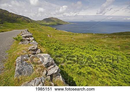 Stock Image - Coastline Of The Beara Peninsula In West Cork; County Cork Ireland. Fotosearch
