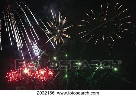 Colourful Fireworks In The Sky; South Shields Tyne And Wear England View Large Photo Image Stock Photograph - Colourful Fireworks In The Sky; South Shields Tyne And Wear England. Fotosearch
