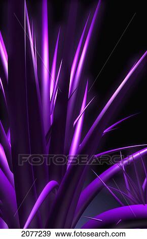 Computer generated design of illuminated purple strands View Large Photo Image Stock Photo - Computer generated design of illuminated purple strands. Fotosearch
