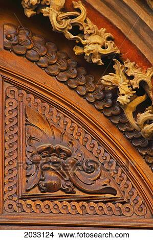 Details Of A Wooden Door On The Old Town Hall In Stare Mesto; Prague Hlavni Mesto Praha Czech Republic View Large Photo Image Picture - Details Of A Wooden Door On The Old Town Hall In Stare Mesto; Prague Hlavni Mesto Praha Czech Republic. Fotosearch