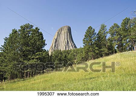 Stock Photo - Devils Tower National Monument; Wyoming United States Of America. Fotosearch