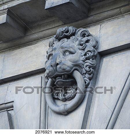 Door knocker in the image of a lion at stockholm palace; stockholm sweden View Large Photo Image Stock Image - Door knocker in the image of a lion at stockholm palace; stockholm sweden. Fotosearch