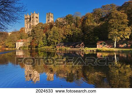 Stock Image - Durham Cathedral; Durham England. Fotosearch