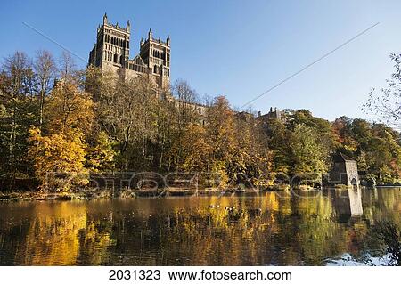 Stock Image - Durham Cathedral; Durham England. Fotosearch