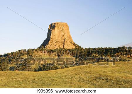 Early Morning Light On Devils Tower; Wyoming United States Of America View Large Photo Image Stock Photograph - Early Morning Light On Devils Tower; Wyoming United States Of America. Fotosearch