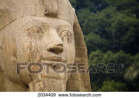 Egyptian Statue; Memphis Egypt View Large Photo Image Stock Photo - Egyptian Statue; Memphis Egypt. Fotosearch