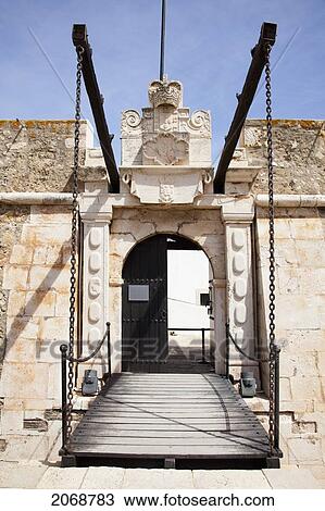 Entrance With A Gate To Be Lifted And Closed; Faro Algarve Portugal View Large Photo Image Stock Image - Entrance With A Gate To Be Lifted And Closed; Faro Algarve Portugal. Fotosearch