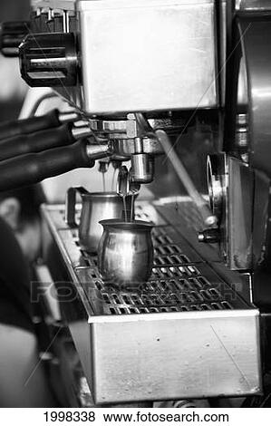 Espresso Machine; Seattle Washington United States Of America View Large Photo Image Stock Photo - Espresso Machine; Seattle Washington United States Of America. Fotosearch