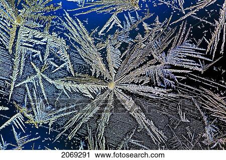 Extreme Close Up Of Frost Crystal With Colourful Lighting; Calgary Alberta Canada View Large Photo Image Stock Image - Extreme Close Up Of Frost Crystal With Colourful Lighting; Calgary Alberta Canada. Fotosearch