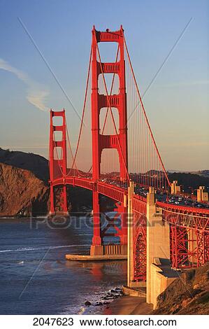 Stock Image - Golden Gate Bridge; San Francisco California United States Of America. Fotosearch
