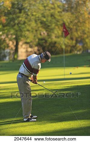Picture - Golfing At Lynnwood Golf Course; Lynnwood Washington United States Of America. Fotosearch