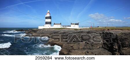 Hook Lighthouse; Hook Head County Wexford Ireland View Large Photo Image Picture - Hook Lighthouse; Hook Head County Wexford Ireland. Fotosearch